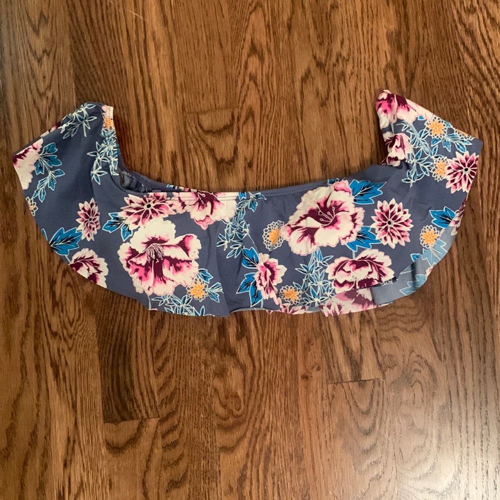 off the shoulder bikini top!